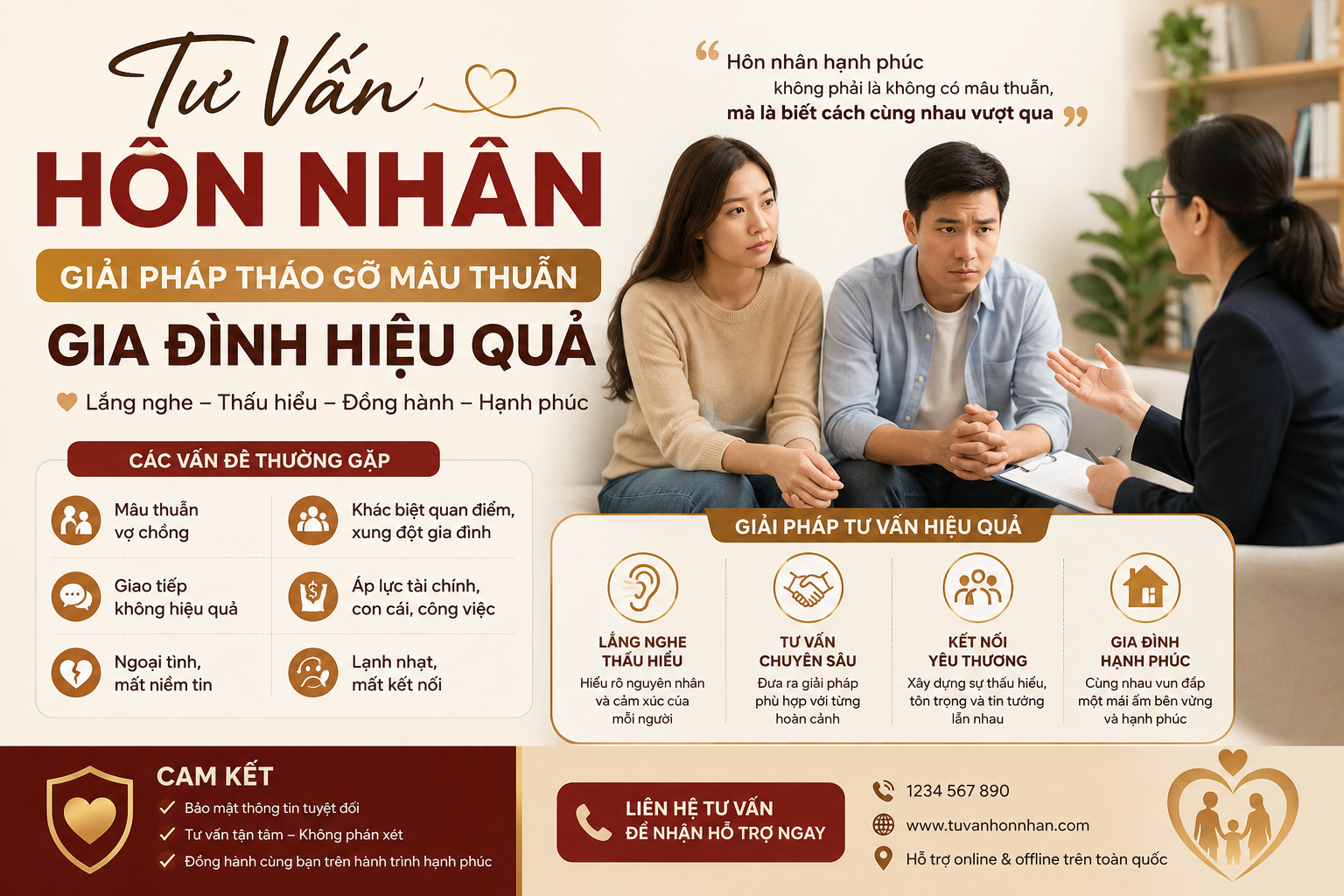Tư Vấn Hôn Nhân – Giải Pháp Tháo Gỡ Mâu Thuẫn Gia Đình Hiệu Quả