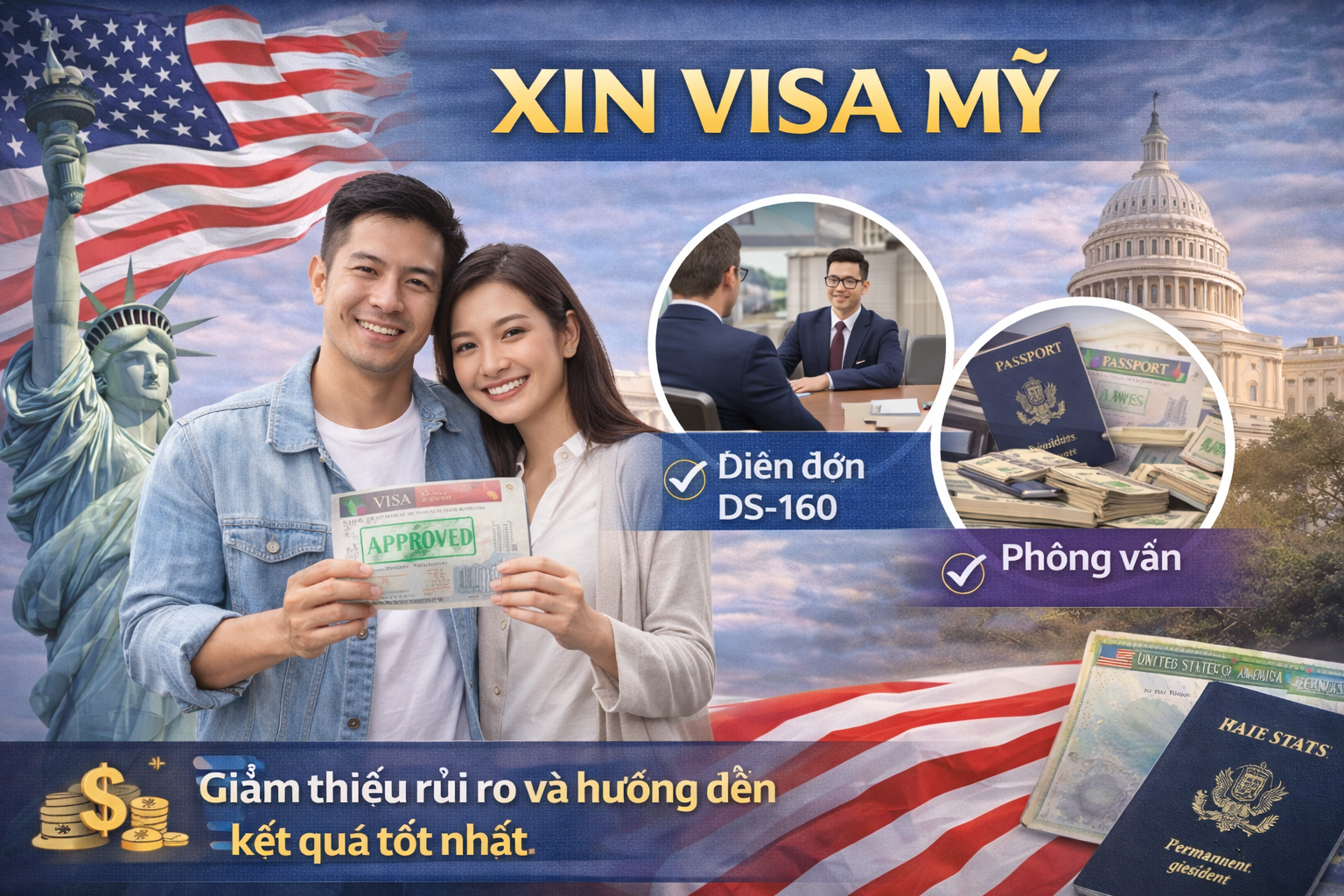 xin visa mỹ 