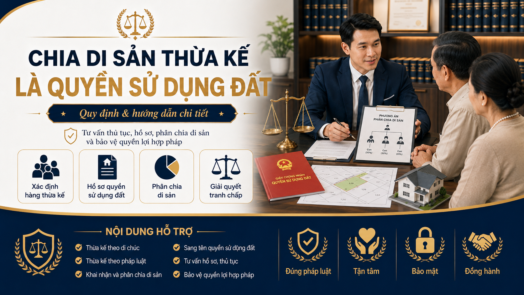 chia di sản thừa kế là quyền sử dụng đất