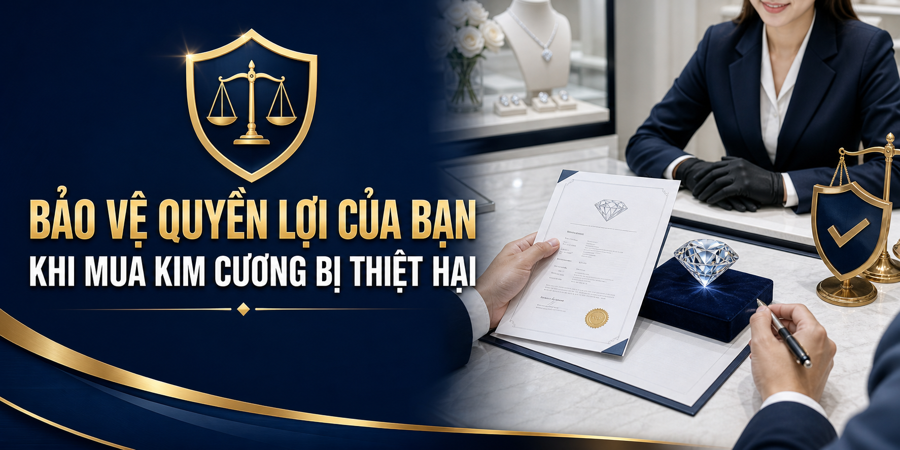 Bảo vệ quyền lợi của bạn khi mua kim cương bị thiệt hại
