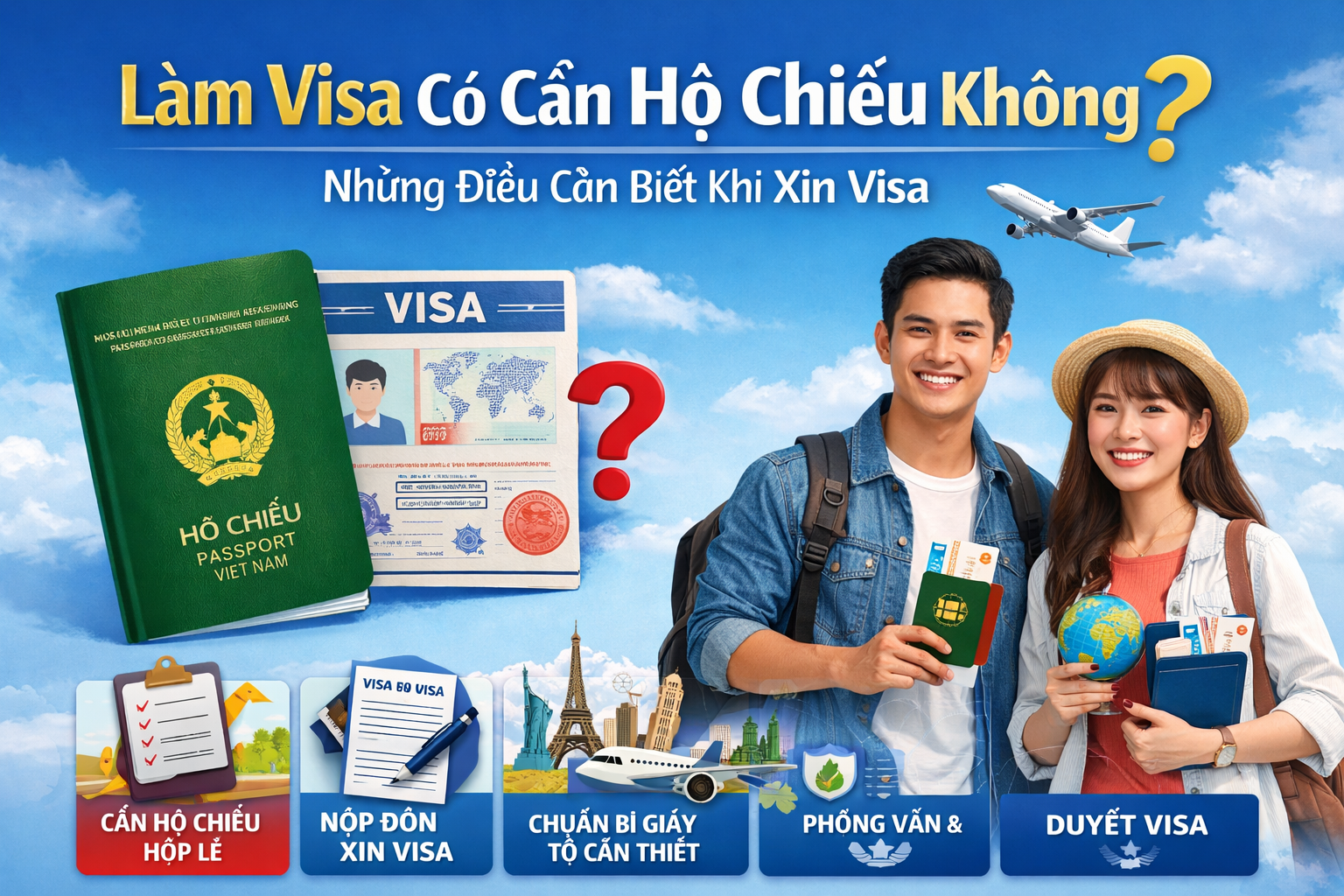 Làm Visa Có Cần Hộ Chiếu Không? Những Điều Cần Biết Khi Xin Visa
