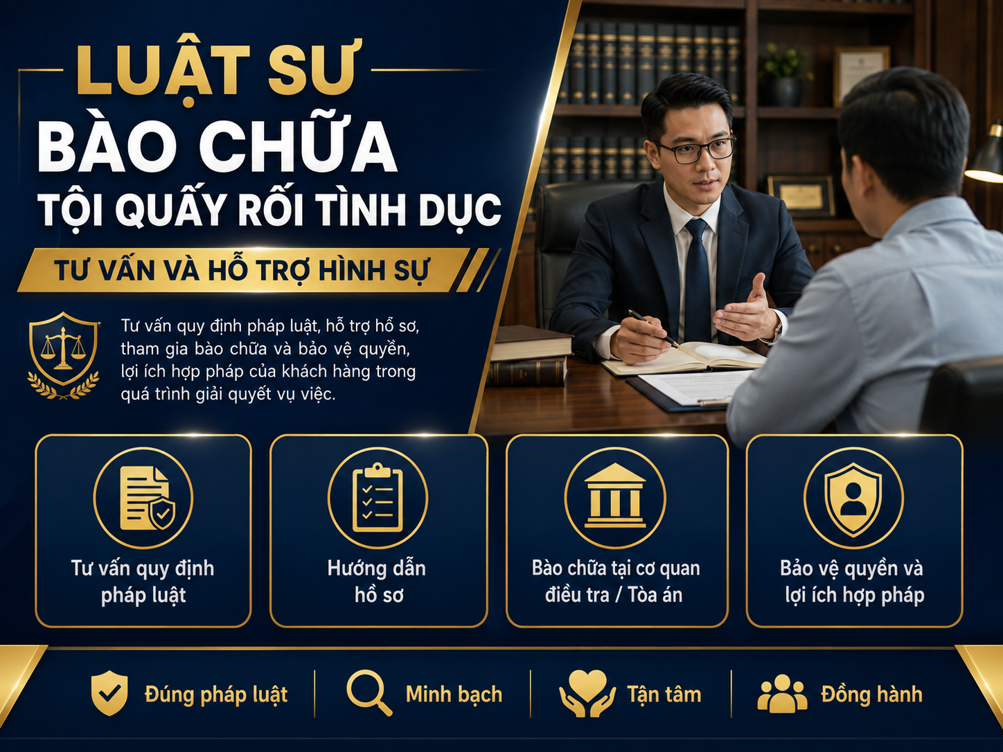 bào chữa tội hiếp dâm
