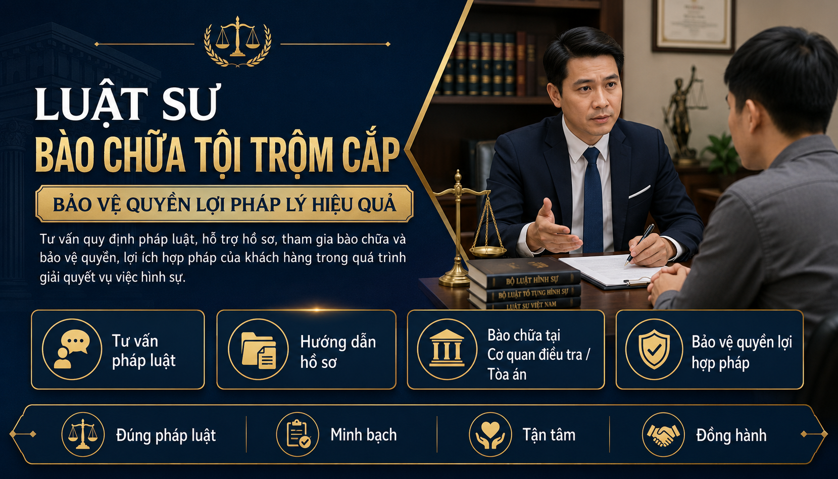 Bào chữa tội trộm cắp tài sản