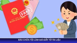 bào chữa tội làm giả giấy tờ, tài liệu