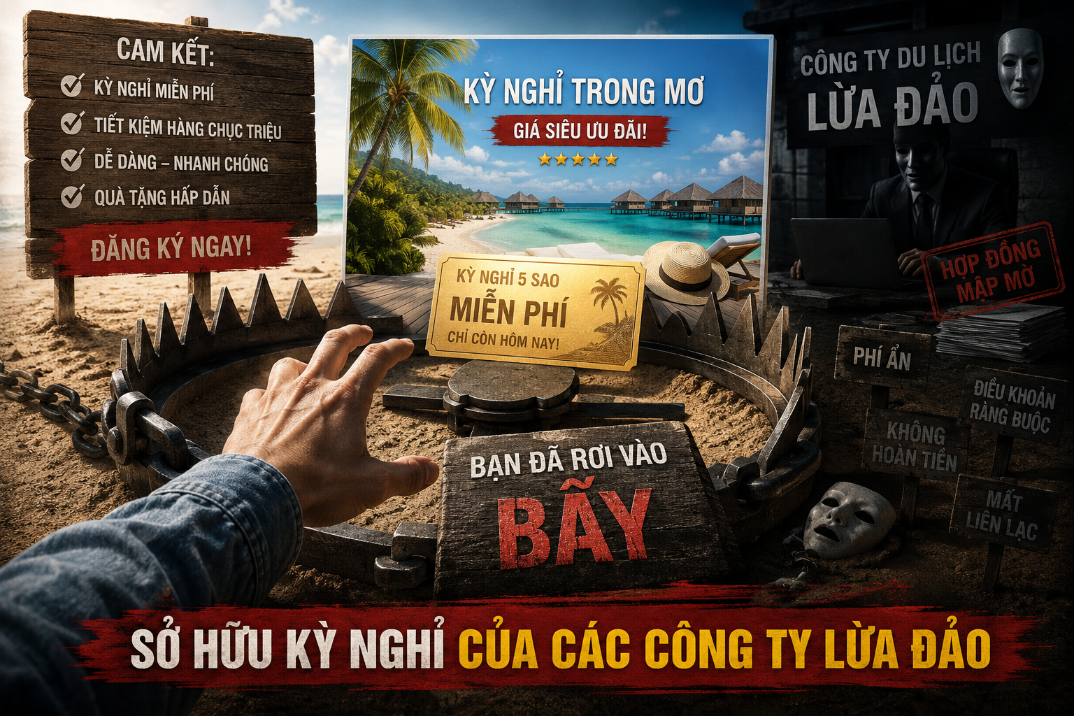 Bạn đã lỡ rơi vào bẫy sở hữu kì nghỉ của các công ty lừa đảo ?
