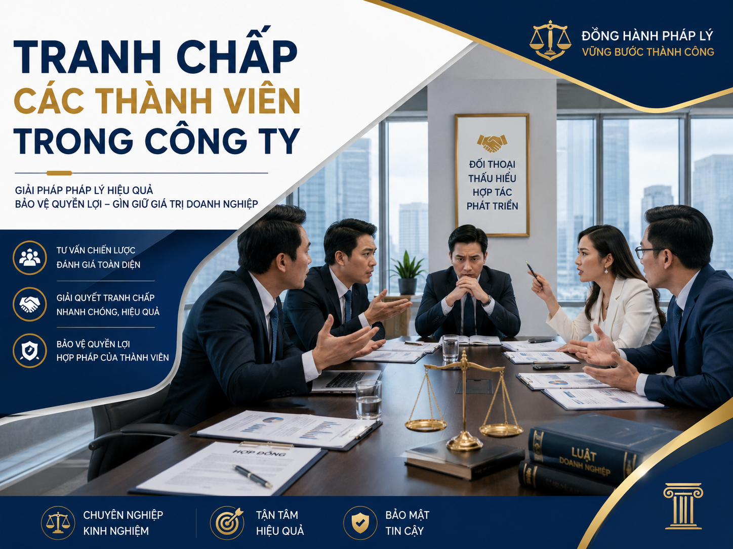 tư vấn giải quyết tranh chấp các thành viên trong công ty