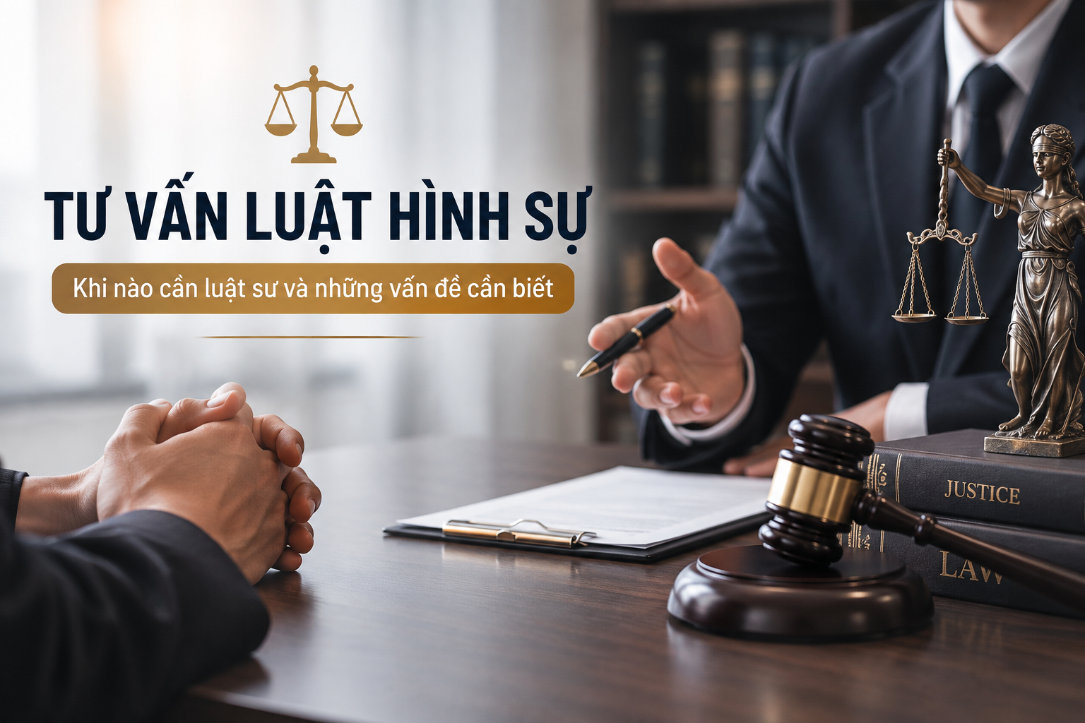 Tư vấn luật hình sự: Khi nào cần luật sư và những vấn đề cần biết