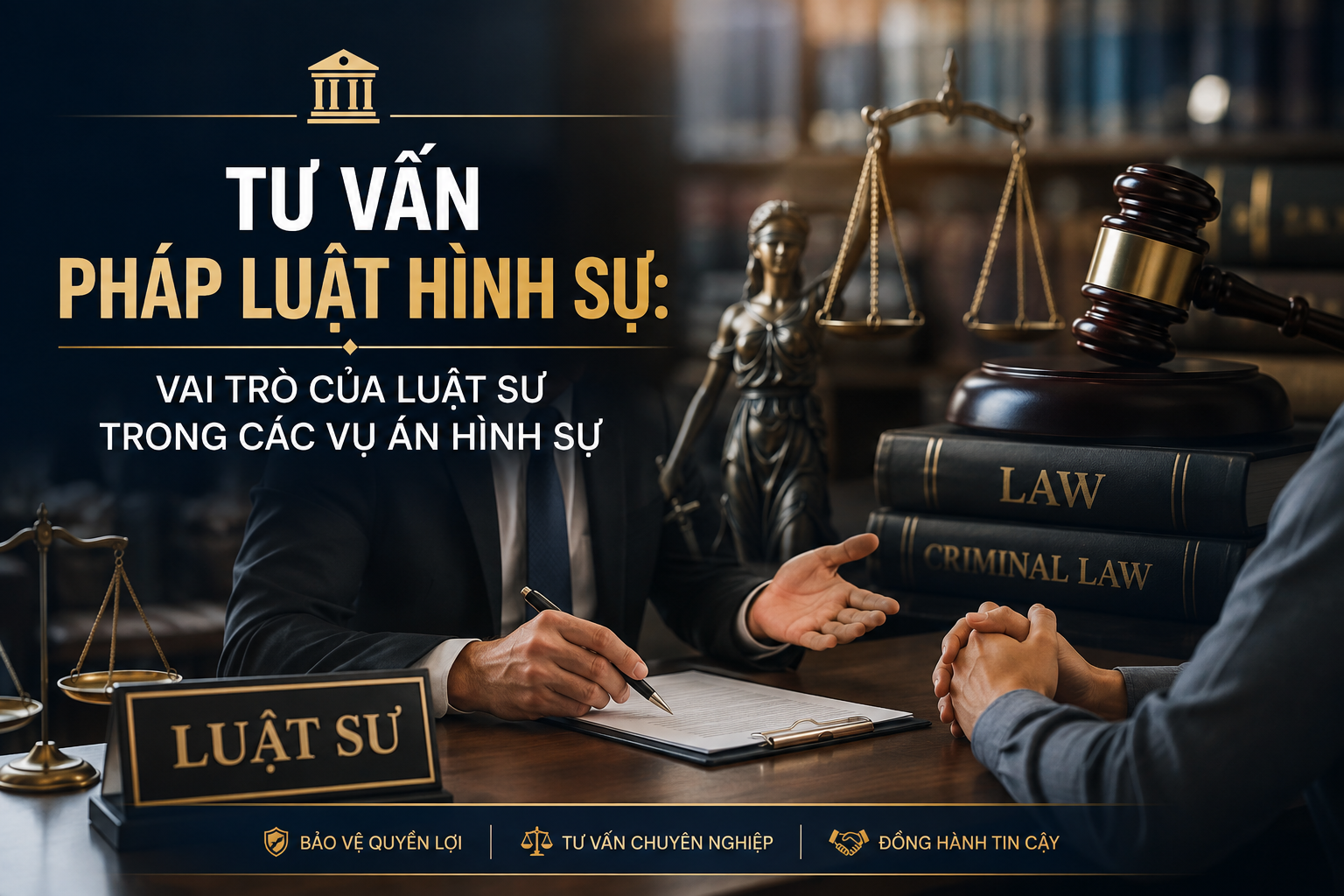 Tư Vấn Pháp Luật Hình Sự: Vai Trò Của Luật Sư Trong Các Vụ Án Hình Sự