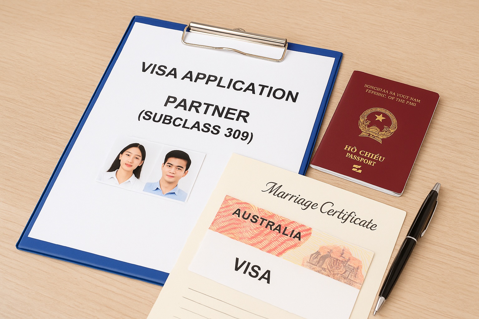 Hồ sơ cần chuẩn bị khi xin 309 Partner Visa